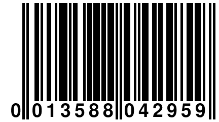 0 013588 042959