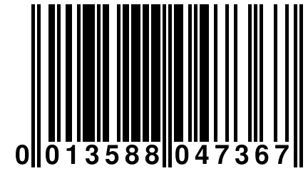 0 013588 047367