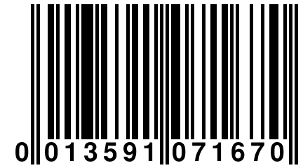 0 013591 071670