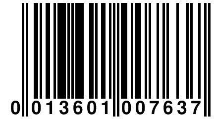 0 013601 007637