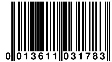 0 013611 031783