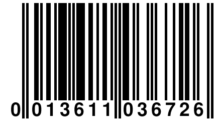 0 013611 036726