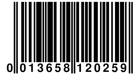 0 013658 120259