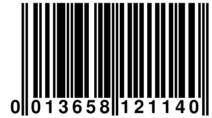 0 013658 121140