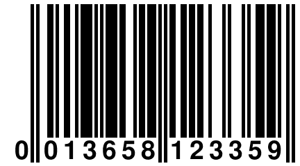 0 013658 123359