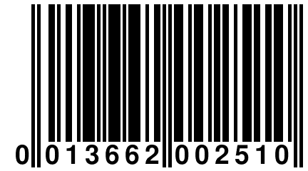 0 013662 002510