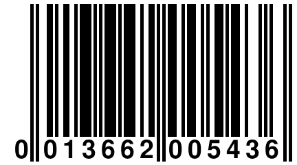 0 013662 005436