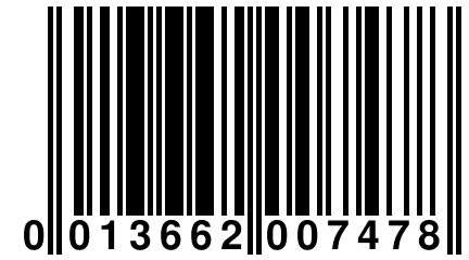 0 013662 007478