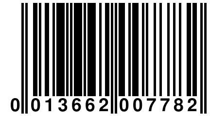 0 013662 007782