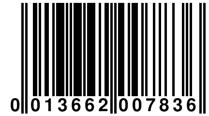 0 013662 007836