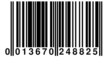 0 013670 248825