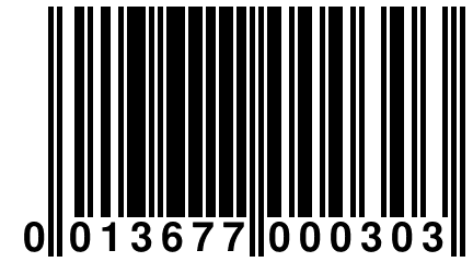 0 013677 000303