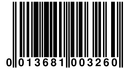 0 013681 003260