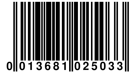 0 013681 025033