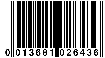 0 013681 026436