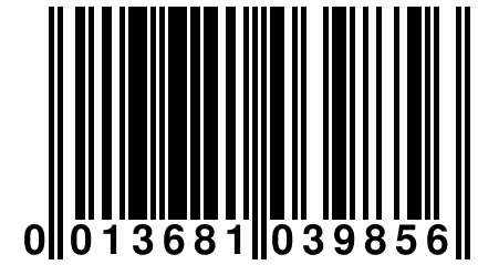 0 013681 039856