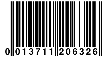 0 013711 206326