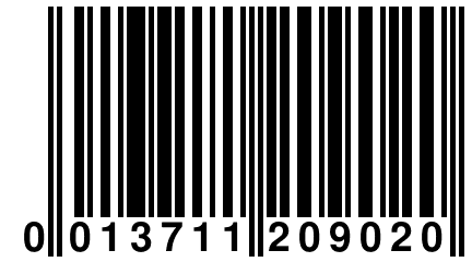 0 013711 209020