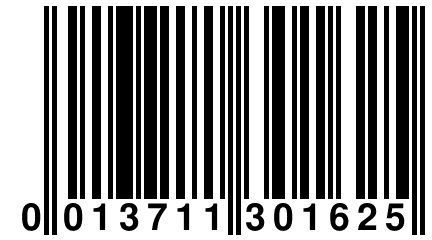 0 013711 301625