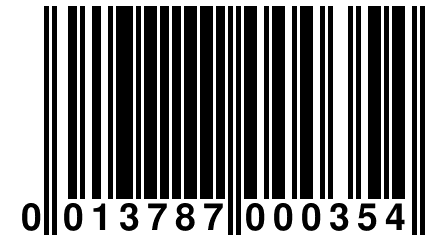 0 013787 000354