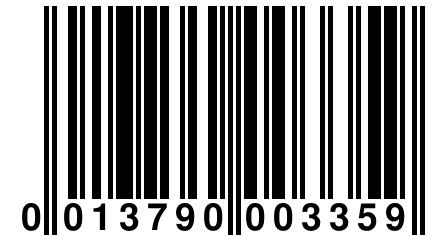 0 013790 003359