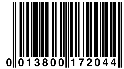 0 013800 172044