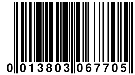 0 013803 067705