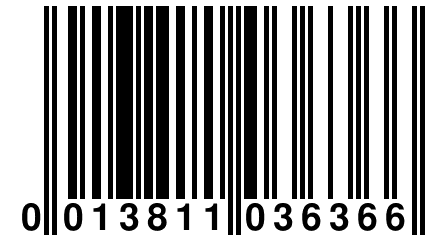 0 013811 036366