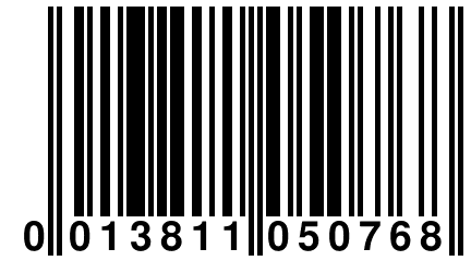 0 013811 050768