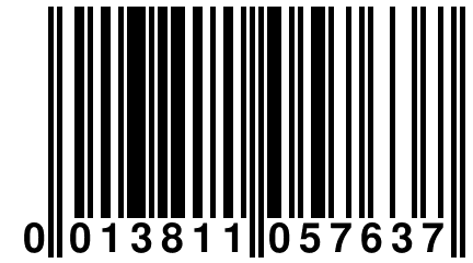 0 013811 057637