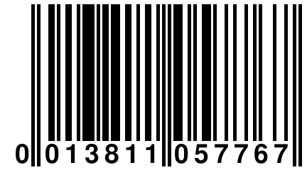 0 013811 057767