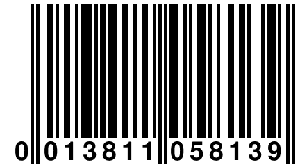 0 013811 058139