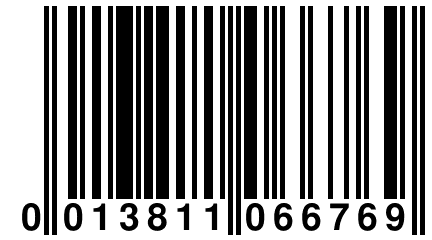 0 013811 066769