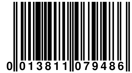 0 013811 079486