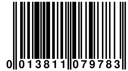 0 013811 079783