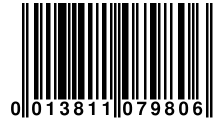 0 013811 079806