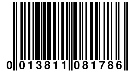 0 013811 081786