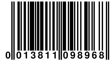 0 013811 098968