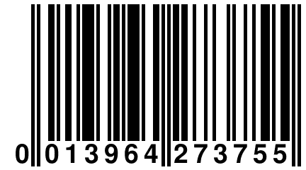 0 013964 273755