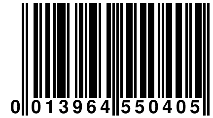 0 013964 550405