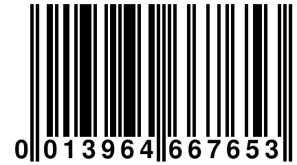 0 013964 667653