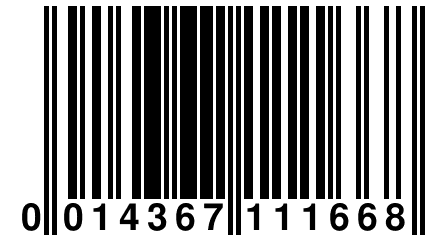 0 014367 111668