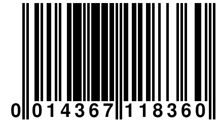 0 014367 118360