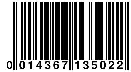 0 014367 135022