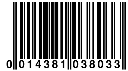 0 014381 038033