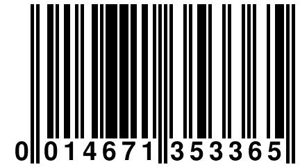 0 014671 353365