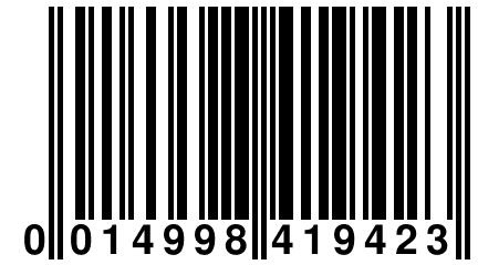 0 014998 419423