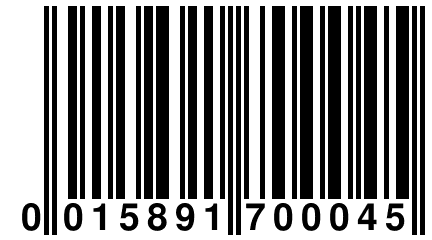 0 015891 700045