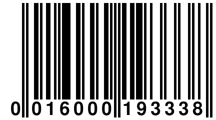 0 016000 193338