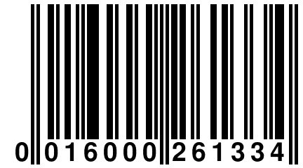 0 016000 261334